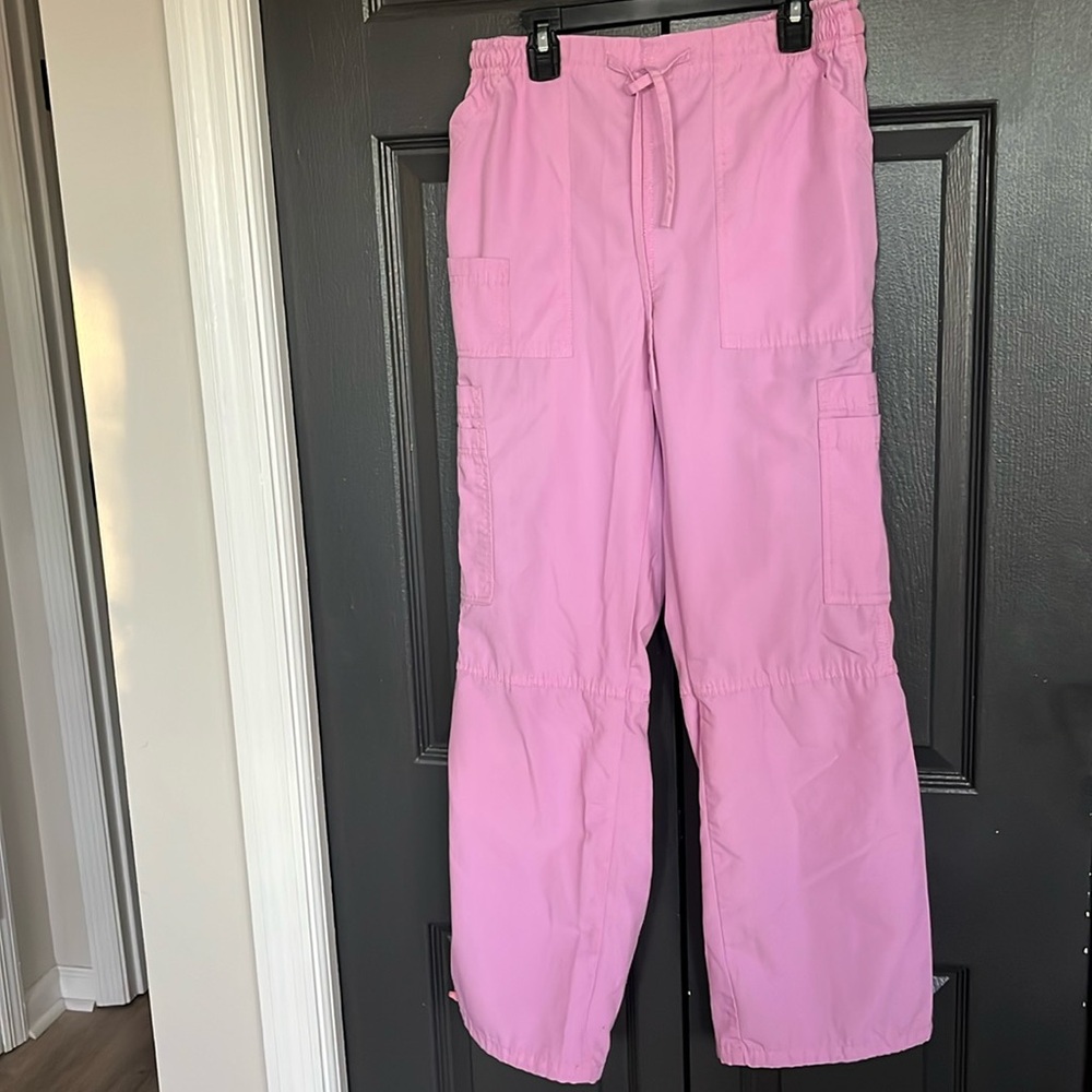 Lavender/pink scrub pants